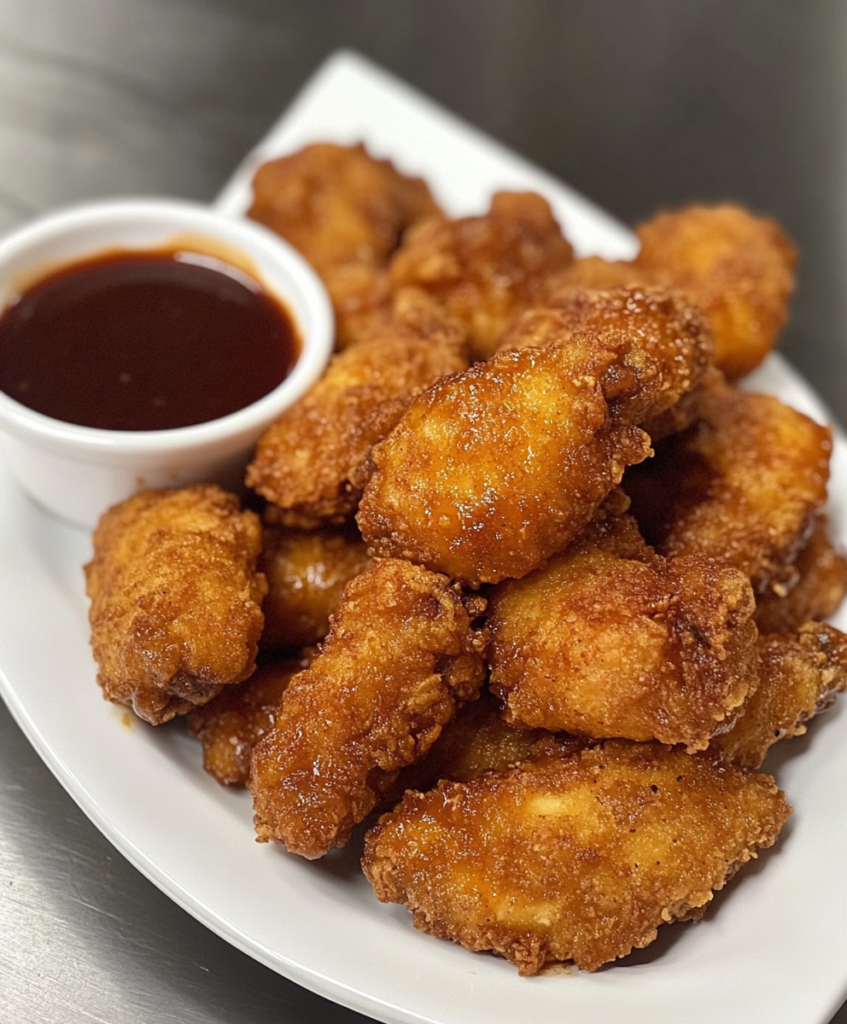 clos up boneless chicken wings