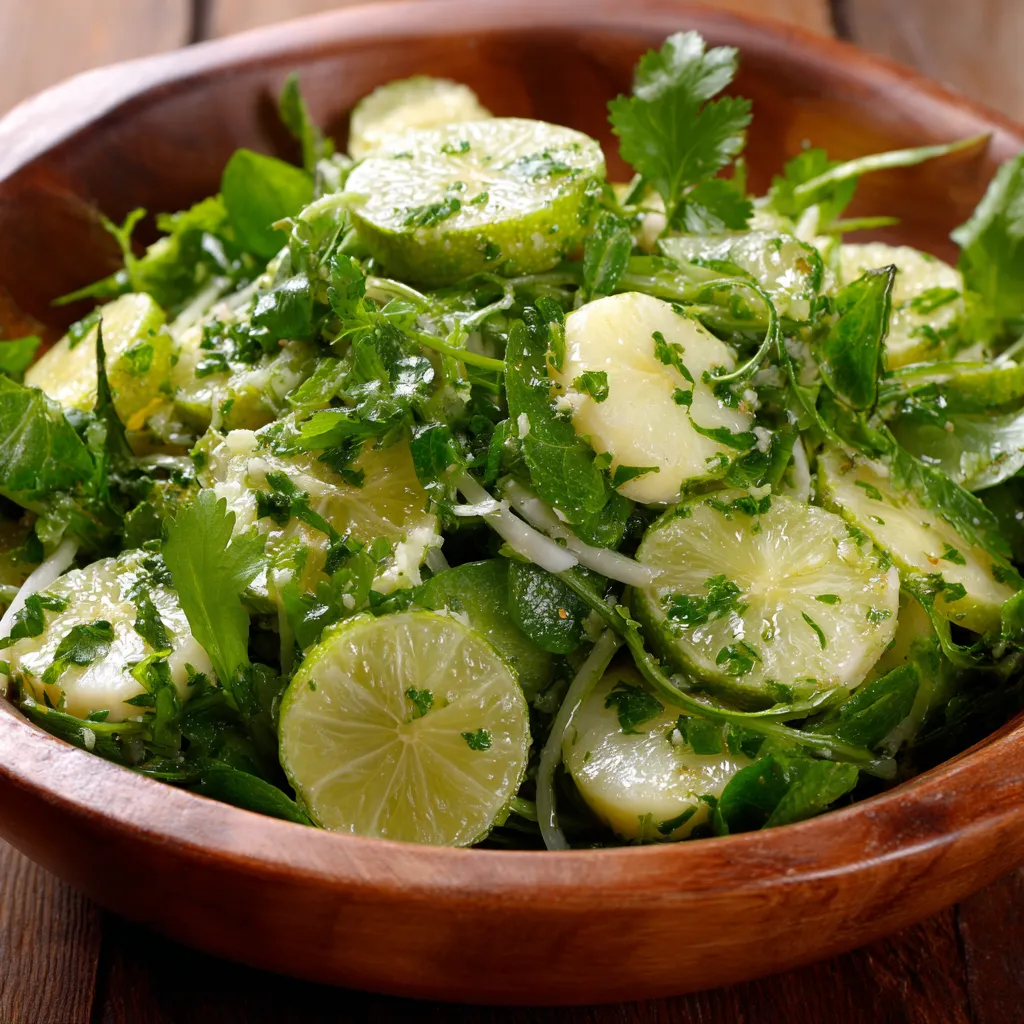 Fresh Lime & Cilantro Green Salad